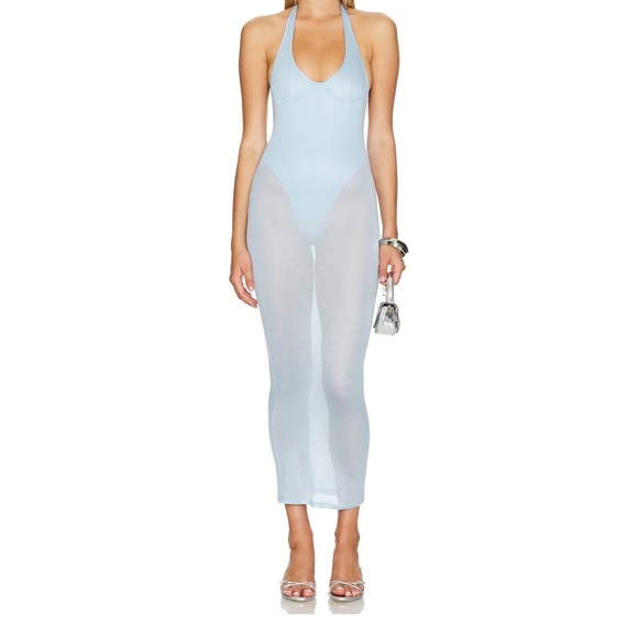 REVOLVE IIKYAZ OZEL CORAALIE DRESS IN PLAGE PALOMA